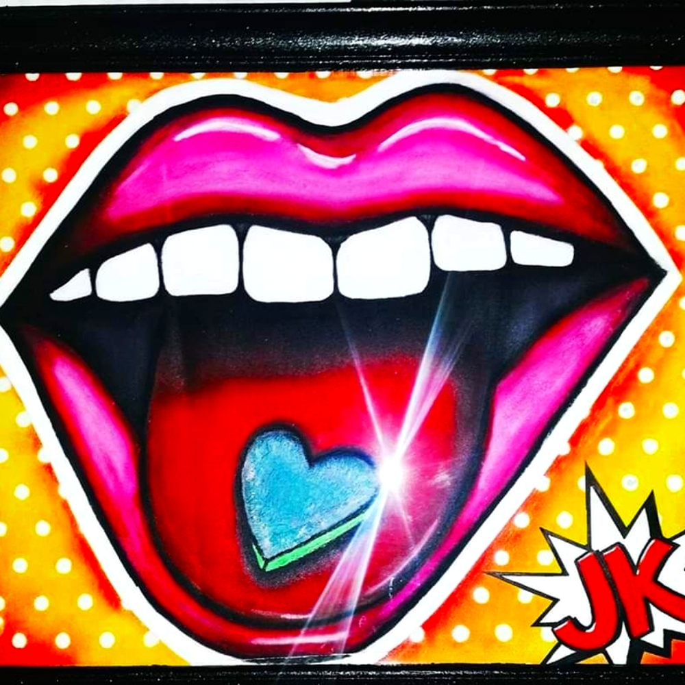 Pop art drawing/ painting